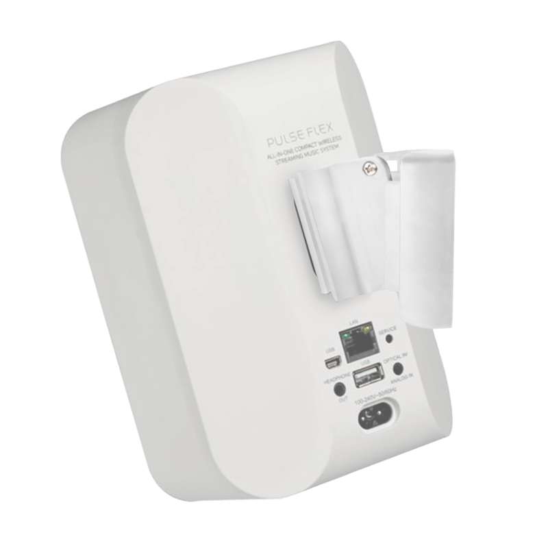 Witte muursteun voor Bluesound Pulse Flex