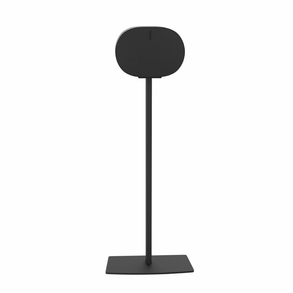 Draaibare vloerstandaard voor Sonos ERA 300 zwart vooraanzicht