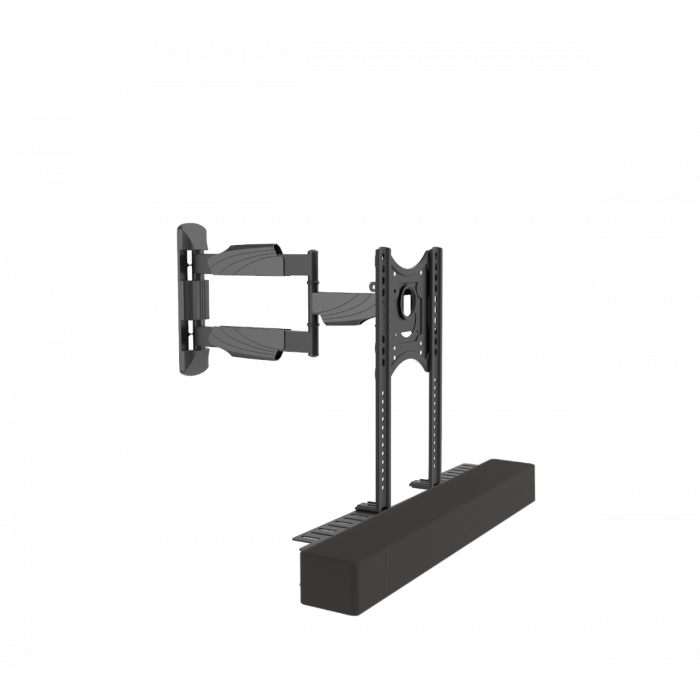 Cavus draaibare muursteun voor 32 - 55 Inch TV en universele soundbar (keyhole / schroefdraad) soundbar
