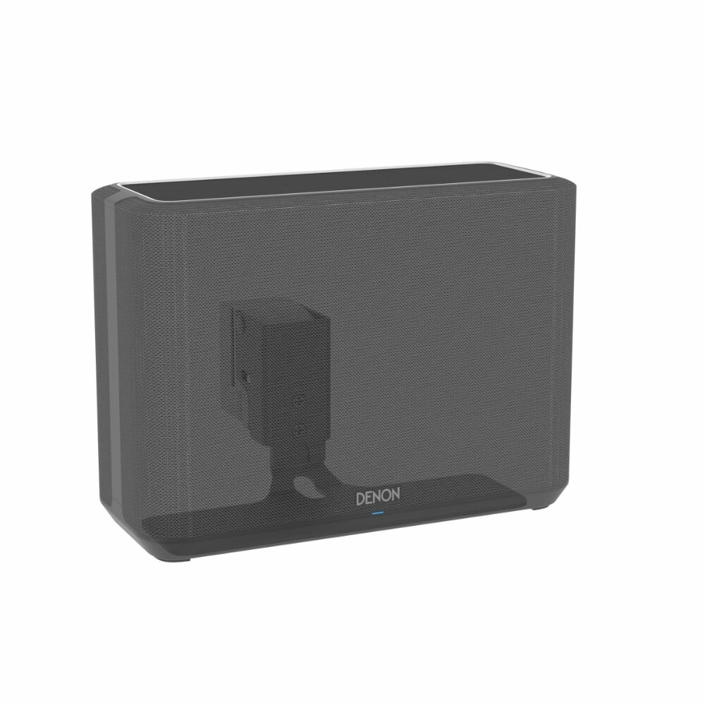Zwarte muursteun voor Denon Home 250 doorschijnend
