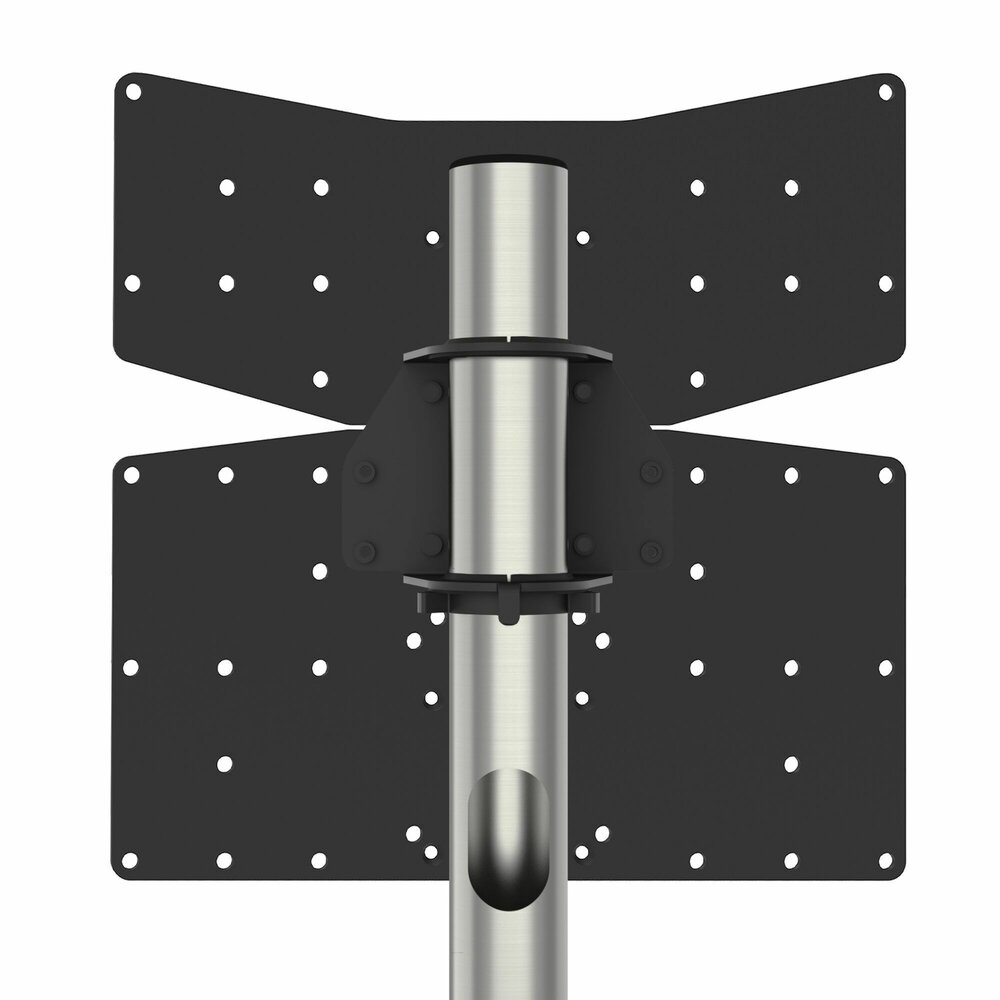 Cavus vloerstandaard MOUNT 100 cm RVS met Multifit adapter