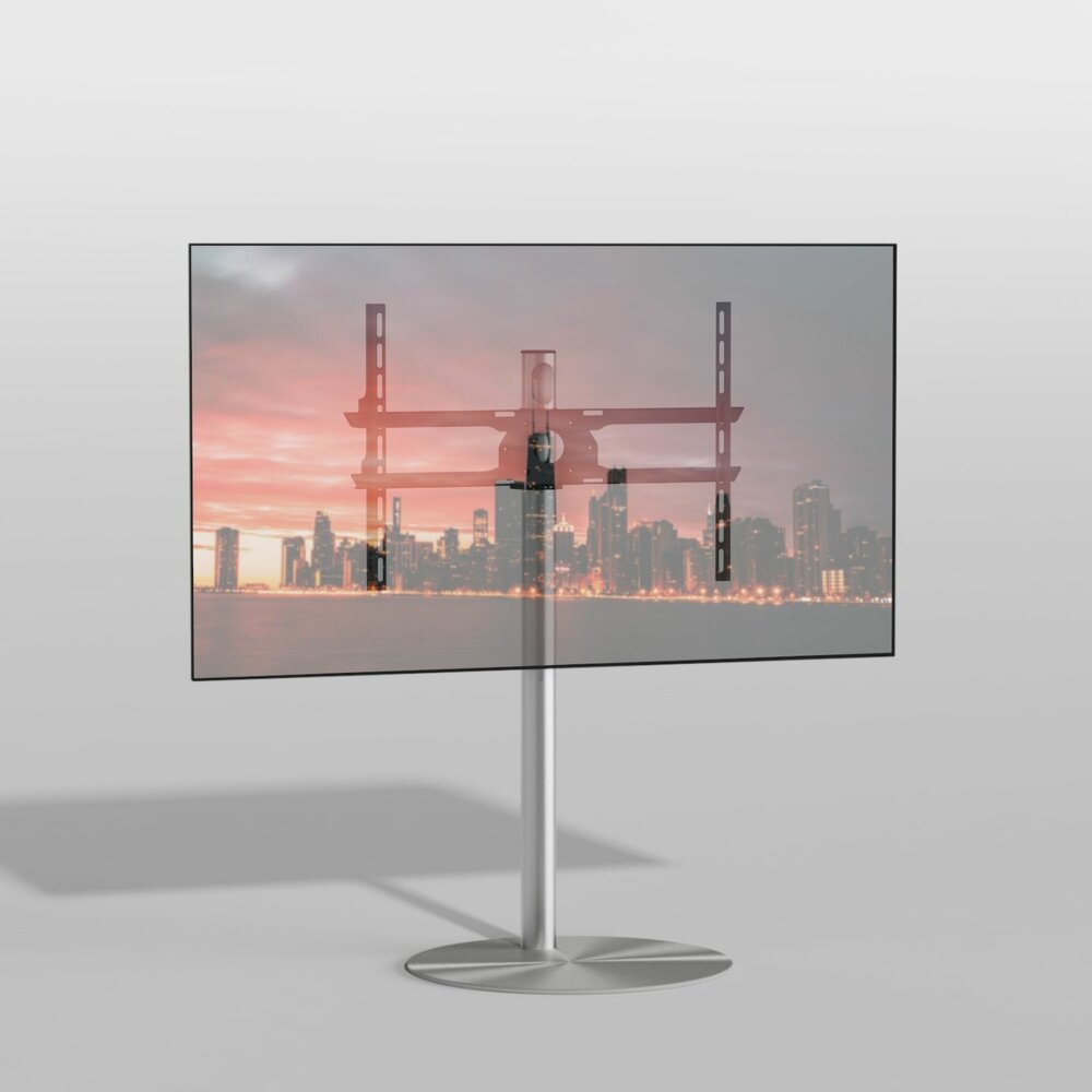 Cavus vloerstandaard SPHERE 100 cm RVS met VESA XL plaat