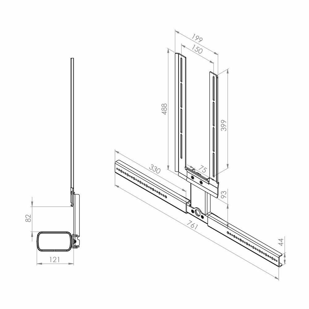 Cavus CFHKCBAR, frame voor Citation BAR afmetingen