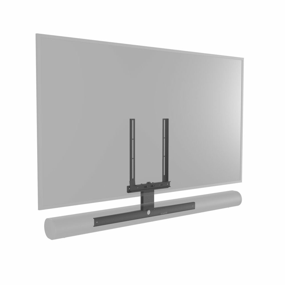 Frame voor zwarte Sonos ARC  op TV zijkant