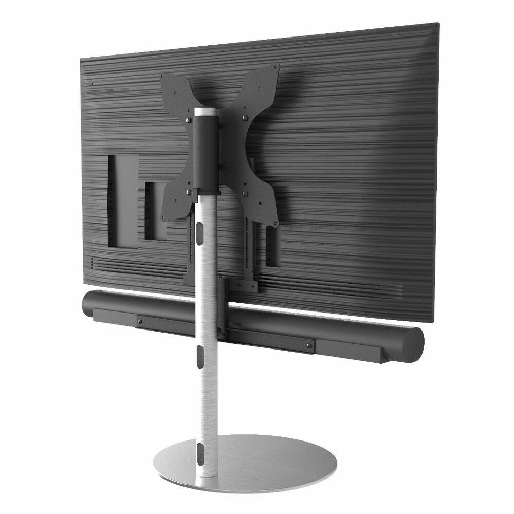 Frame voor zwarte Sonos ARC voorbeeld tv voet achterzijde