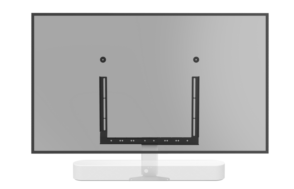 Frame voor witte Sonos Beam vaste beugel