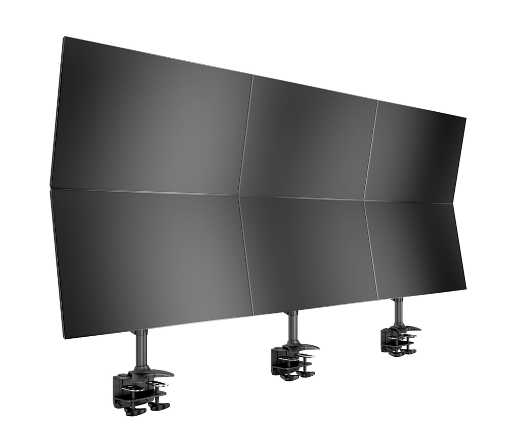 Multibrackets Monitorsteun - VESA Desktopmount Sixth Vertical Desk Clamp 24-32&#039;&#039;