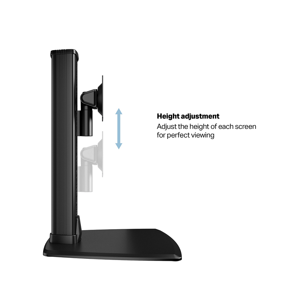 Multibrackets Monitorsteun - VESA Tablestand HD Single Vertical Widescreen 32-50&#039;&#039;