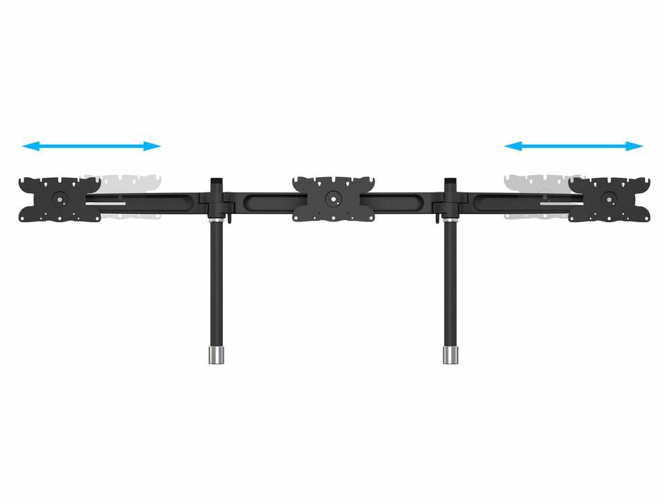 Multibrackets Uitbreidingsset voor VESA Desktopmount Triple Stand