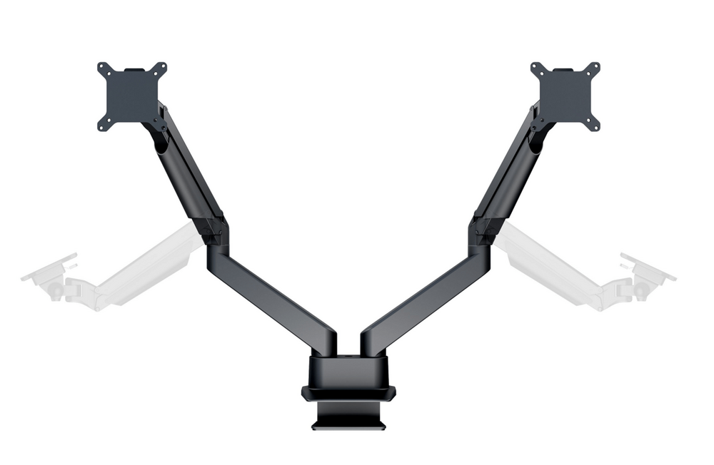 Multibrackets Monitorsteun - VESA Gas Lift Arm Dual Side by Side [zwart]
