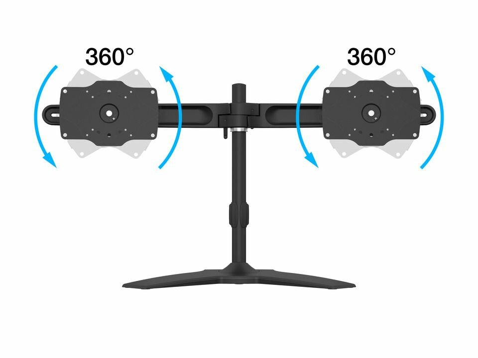 Multibrackets Monitorsteun - VESA Desktopmount Dual Stand  [zwart]