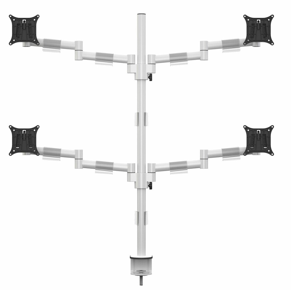Multibrackets Monitorsteun - VESA Deskmount Officeline Quad [wit]