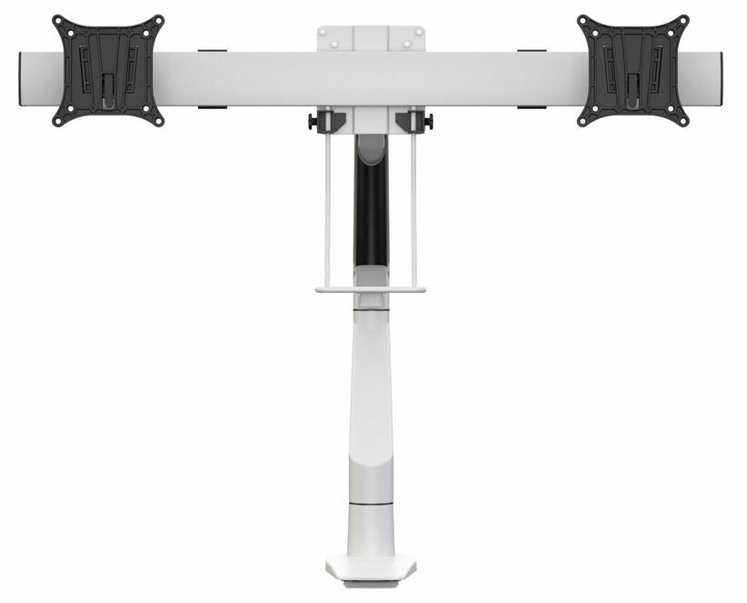 Multibrackets Monitorsteun - VESA Gas Lift Arm Single met Duo-Crossbar [wit]