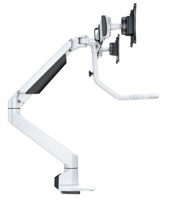 Multibrackets Monitorsteun - VESA Gas Lift Arm met Duo-Crossbar [zilver]