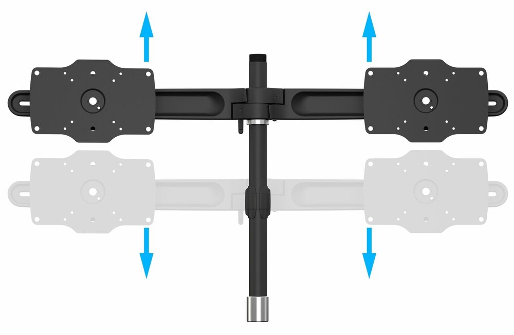 Multibrackets Uitbreidingsset voor VESA Desktopmount Dual Stand