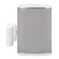 Cavus witte muursteun voor Denon Riva Arena speaker