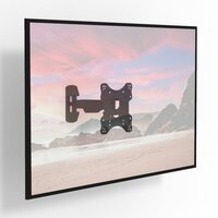 Cavus full motion muursteun met enkele arm voor 23 - 55 inch TV