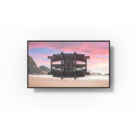 Totaalbeeld ingeklapte Cavus WME105 full motion muursteun voor 37 - 70 inch TV