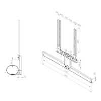 Frame voor zwarte Sonos ARC afmetingen