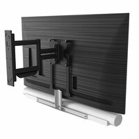 Frame voor witte Sonos ARC draaibare muursteun achterzijde