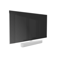 Frame voor witte Sonos Beam als voorbeeld op muurbeugel