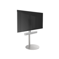 Frame voor witte Sonos Beam - voorbeeld op tv vloerstandaard
