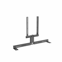 Zwart frame voor soundbar universeel met centrale kolom losstaand