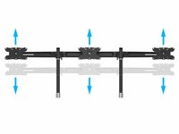 Multibrackets Uitbreidingsset voor VESA Desktopmount Triple Stand