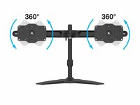 Multibrackets Monitorsteun - VESA Desktopmount Dual Stand  [zwart]