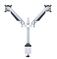 Multibrackets Monitorsteun - VESA Gas Lift Arm Dual [zilver]