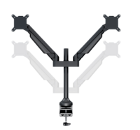 Multibrackets Monitorsteun - VESA Gas Lift Arm Dual [zwart]