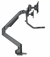 Multibrackets Monitorsteun - VESA Gas Lift Arm met Duo-Crossbar [zwart]