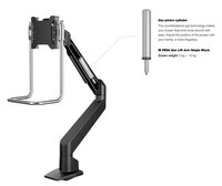 Multibrackets Monitorsteun - VESA Gas Lift Arm Single met hendel  [zwart]