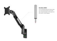 Multibrackets Monitorsteun - VESA Gas Lift Arm Wall Basic  [zwart]
