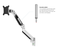 Multibrackets Monitorsteun - VESA Gas Lift Arm Wall Single [wit]