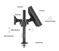 Multibrackets Monitorsteun - Voor Samsung QB13R en monitor (B2B)