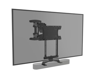 Cavus draaibare muursteun voor 37 - 65 Inch TV en witte Sonos Beam