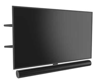Cavus draaibare muursteun met zwart frame voor Sonos ARC frame