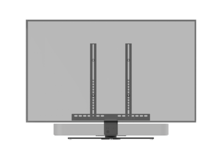 Cavus draaibare TV tafelstandaard met Sonos Beam frame