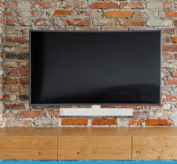 Muursteun met frame Sonos Beam wit
