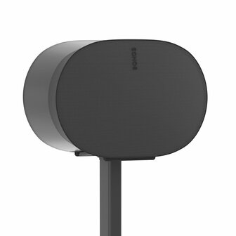 Draaibare vloerstandaard voor Sonos ERA 300 zwart - detail aansluiting speaker