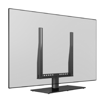Cavus draaibare TV tafelstandaard voor 32 - 42 Inch TV doorschijnend