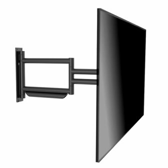 Cavus WMV9050 zwarte design muursteun voor 26 - 55 Inch TV met extra lange arm met tv