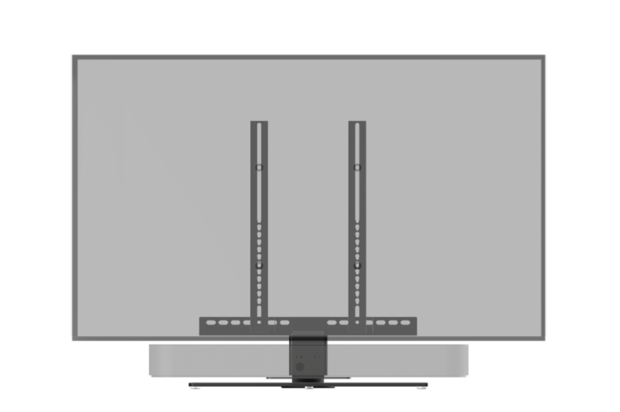 Cavus draaibare TV tafelstandaard met Sonos Beam frame
