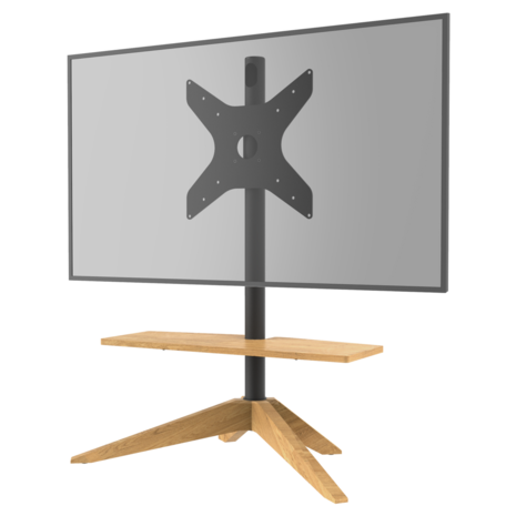 Cavus vloerstandaard CROSS eiken 120cm VESA 400x400