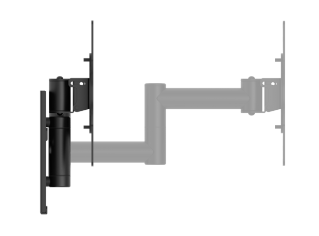 Cavus WMV2050 zwarte muursteun voor 26 - 37 inch TV uitschuifbaar