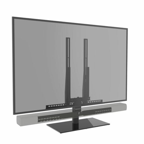 Cavus draaibare TV tafelstandaard met frame voor Harman Kardon Citation Bar en 43- 60 inch TV's