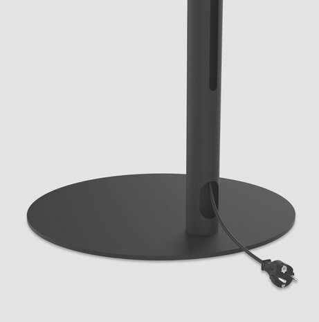 Cavus vloerstandaard SPHERE 100 cm zwart kabelmanagement