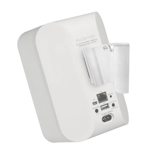 Witte muursteun voor Bluesound Pulse Flex