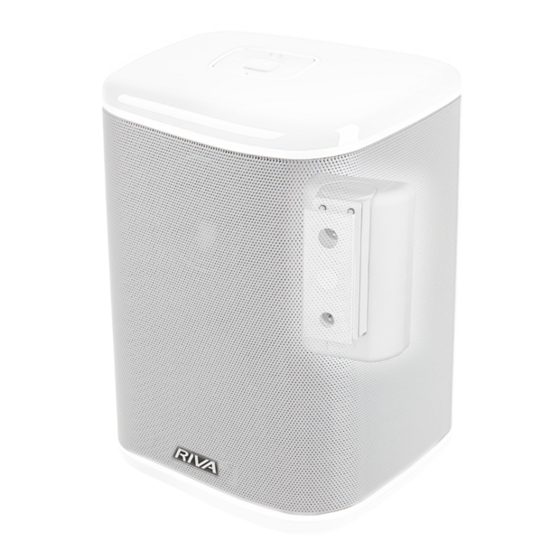 Cavus witte muursteun voor Denon Riva Arena speaker